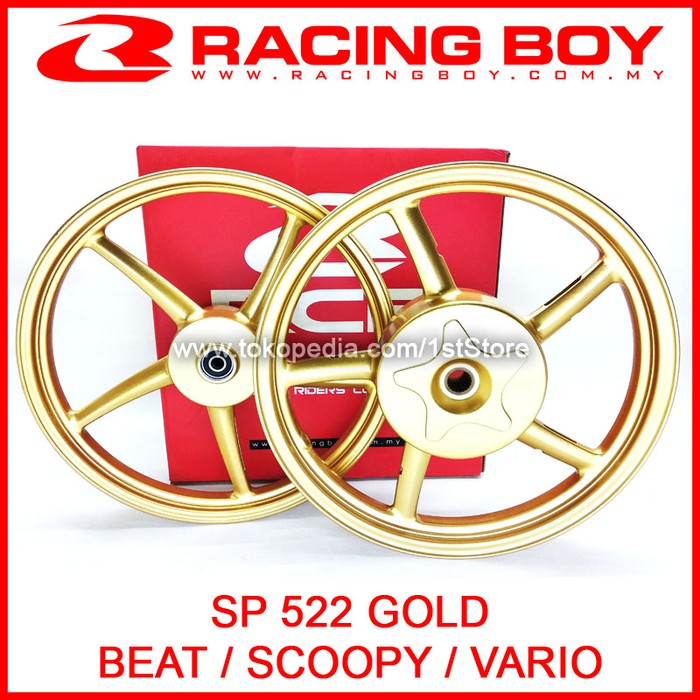 qws183 Velg RCB SP522 Gold Ring 14 Beat FI Scoopy Vario 110 Racing Boy