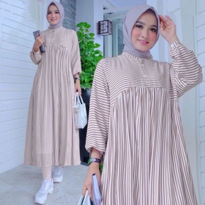 DRESS MIDI MOTIF DRESS POLOS KATUN BAJU GANTUNG TERLARIS SEMI DRESS GARIS-GARIS OUTFIT STRIP WANITA DRES KEKINIAN 2022 DRES TERLARIS 2021 BAJU DRES TERBARU BAJU GAMIS TERKINI DRES WANITA DRESS SALUR DRES KATUN RAYON TERLARIS BAJU TUNIK DRESS SLIM JAWANI