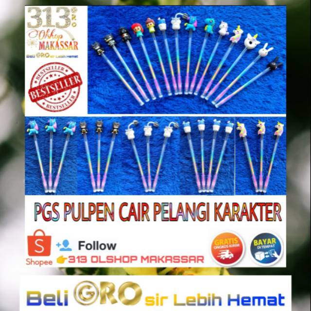 

PGS PULPEN CAIR PELANGI KARAKTER PP39