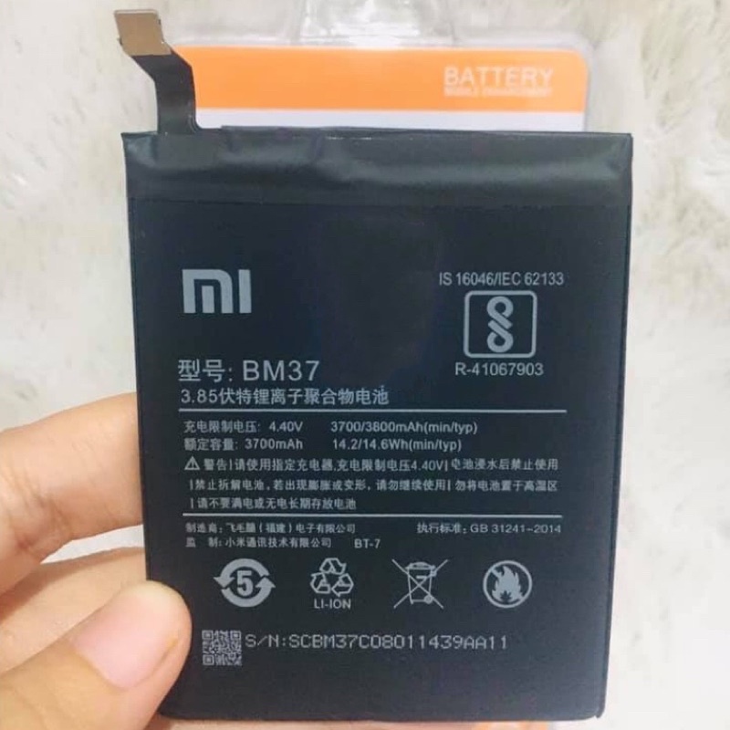 Batterai Xiaomi Mi 5S Plus / BM 37 Original Baterai BM37