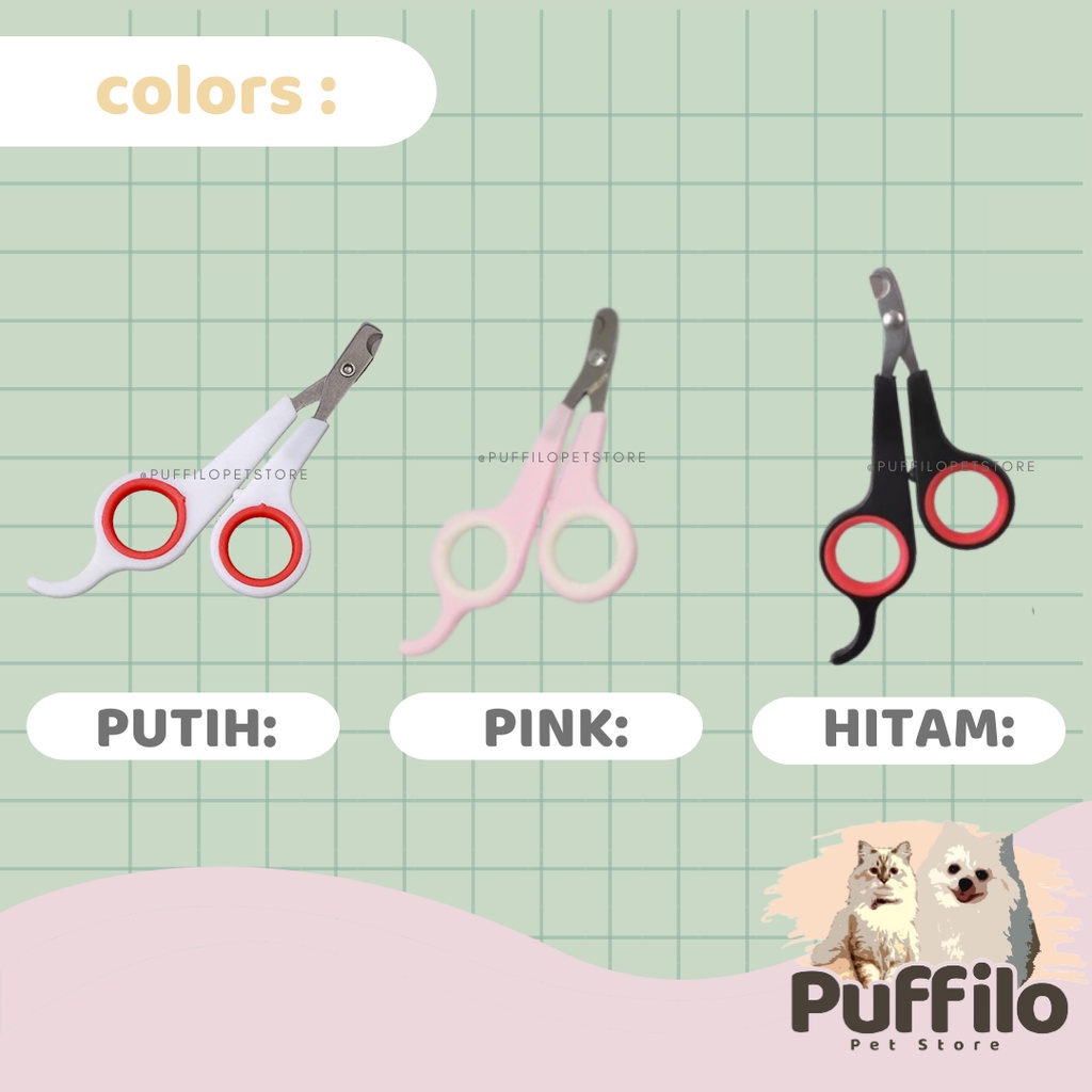 GUNTING KUKU ANJING KUCING BURUNG / PET NAIL TRIMMING