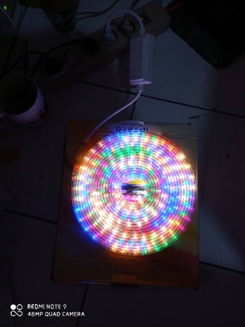 Lampu LED strip Selang RGB 2835 SMD Rope Light warna warni