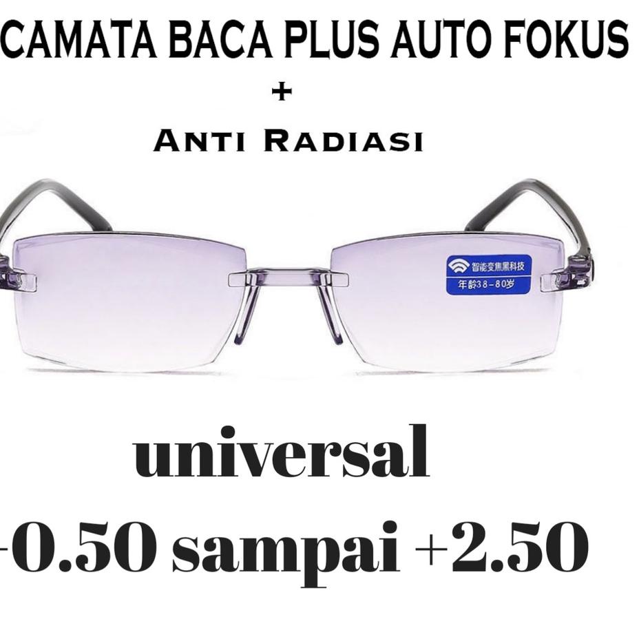 Harga Termuraah Kacamata baca auto fokus kacamata antiradiasi bluray antiradiasi sinar hp,laktop dan