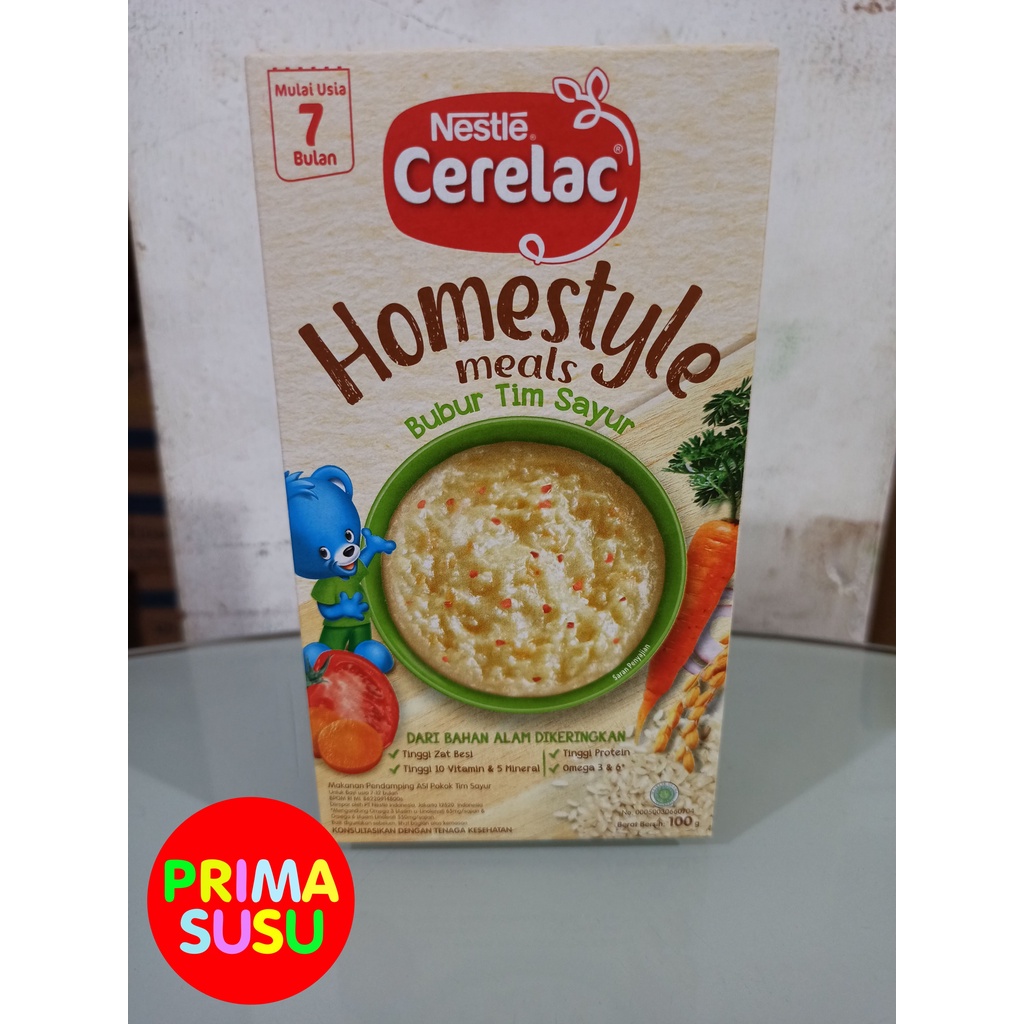 Cerelac Homestyle Bubur Tim Sayur 7+ 100 GR