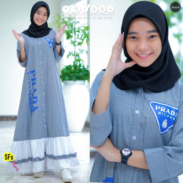 Gamis Wanita/Prissa Teen/Dres Muslim Original katun