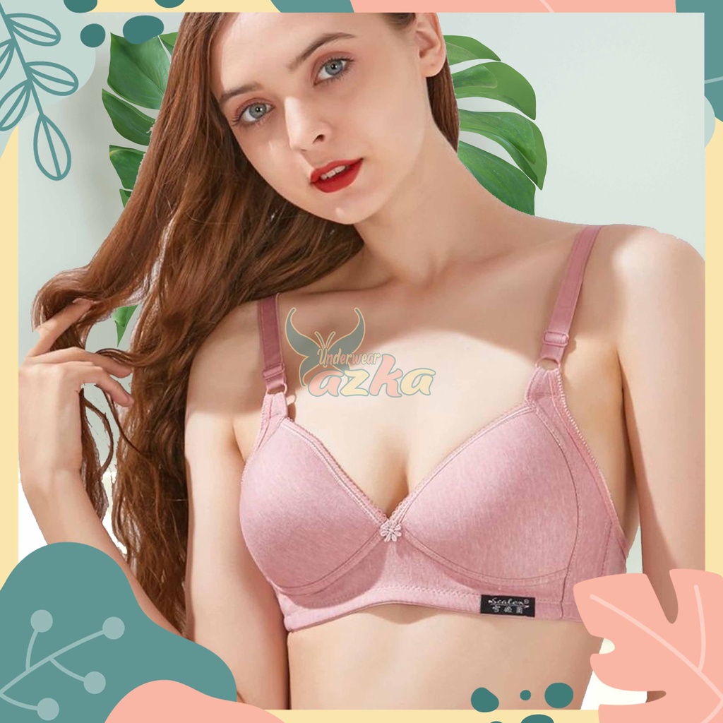 BH/Bra Merek Scalen 2817 Air Cool|CUP C/BESAR|Pakaian Dalam Wanita Dewasa|Tanpa Kawat