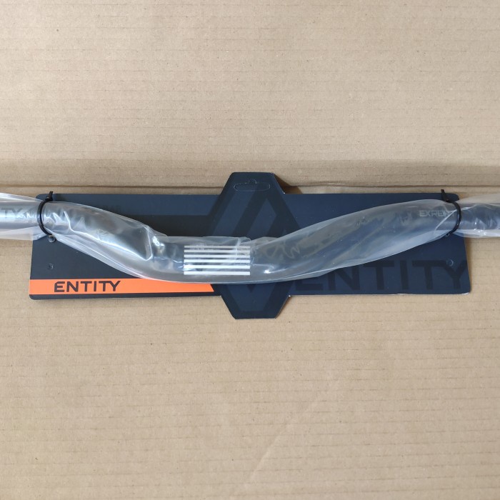 HANDLEBAR SEPEDA ENTITY EXPERT Y21 700 MM RISE 45 HITAM | STANG MTB