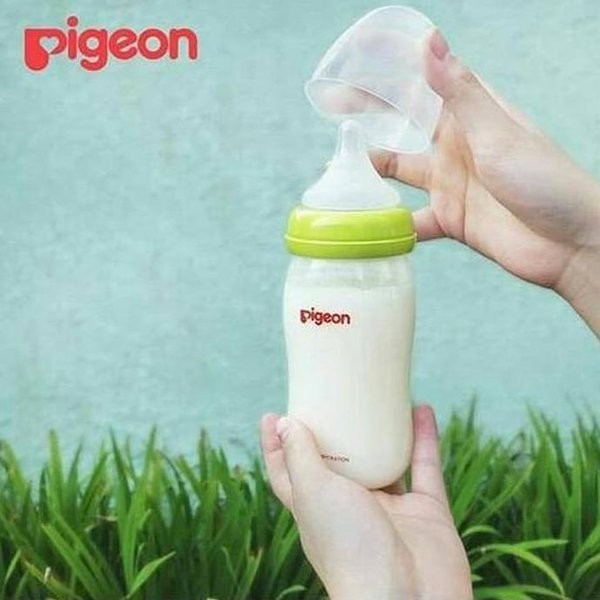 Botol Susu Pigeon Wideneck 240ml Original Nipple Peristaltic Plus