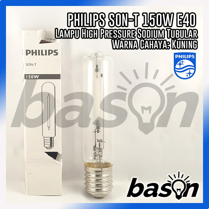 PHILIPS MASTER SON-T 150W E E40 - Lampu Sodium