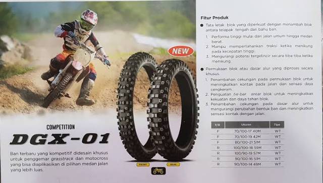 Ban Trail Cross Dunlop DGX-01 18-100/100 21-80/100