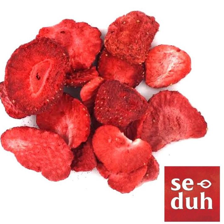 

Harga Spesial--Freeze Dried Strawberry Fruit Pure Healthy Snack / Stroberi Camilan Buah Kering 15 gram / 60 gram