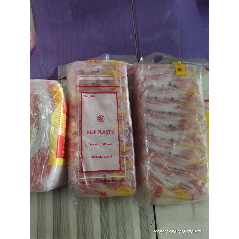 PLASTIK KLIP ALL SIZE.SEBUNGKUS 100 LEMBAR