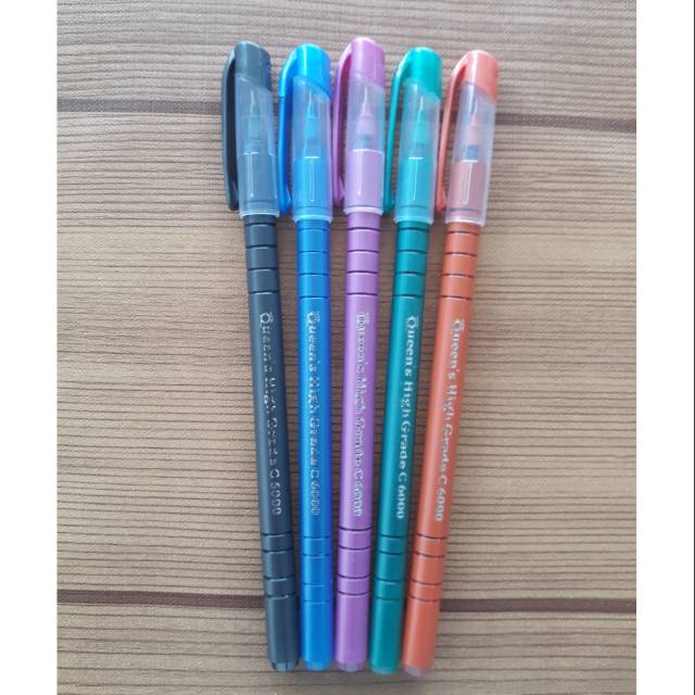 

LF46 Pulpen Bolpoin Bulpoin Pen Pena Bolpen Ballpoint Bolpoint Faster Queen C-6000 tinta hitam