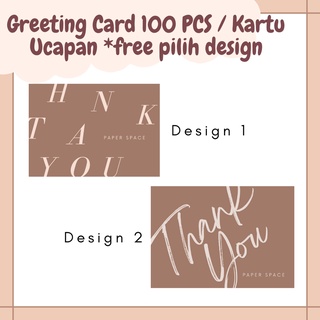 Thank you Card | Kartu Thank you | Kartu ucapan | Kartu packaging label
