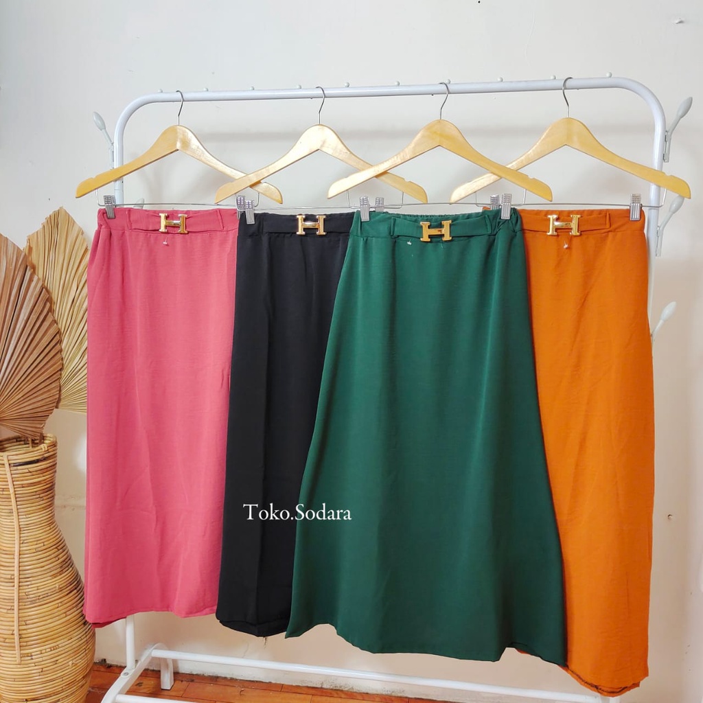 Rok A line Crincle H // Rok Crincle Terbaru