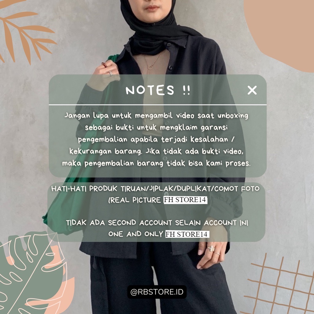 Kemeja Wanita Linen Oversize Olivia Shirt Linen Pocket