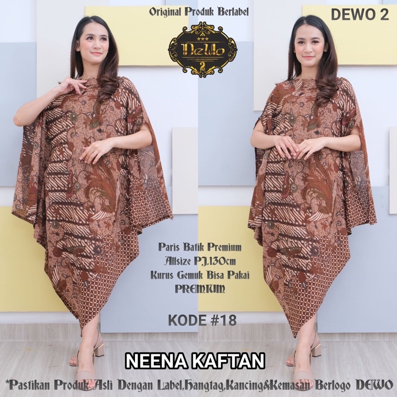 KAFTAN BATIK PREMIUM ORIGINAL | HALUS ADEM | BAJU KONDANGAN NEENA 2