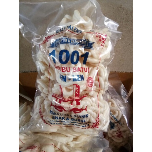

KERUPUK SANGGUL IKAN TENGGIRI SUPER KEMPLANG KERITING SUPER ASLI PALEMBANG 250GR