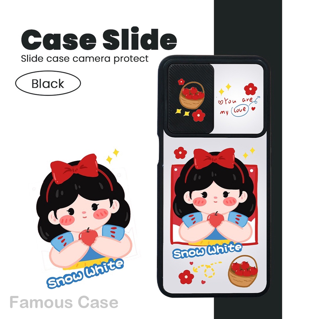 SG05 Softcase Slide Karakter Vivo Y21 Y33s Y12 Y91c Y91 Y95 Y71 Y20 Y30 Y53s Softcase Vivo - Case pe