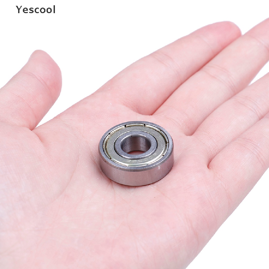 Yescool 6000-ZZ bearing 6000 2Z Bahan Metal Ukuran 10x26 X 8mm