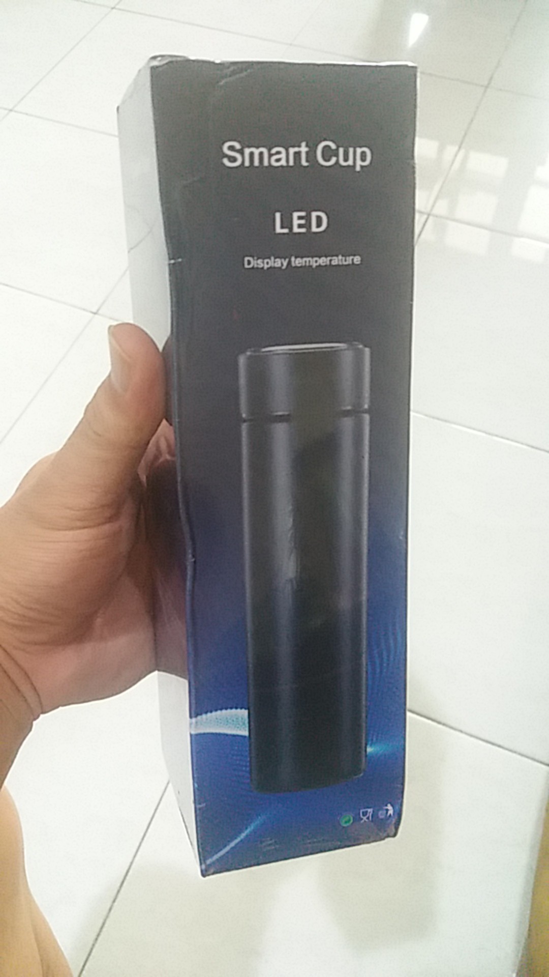 Termos Air Panas 500 Ml Led Display Suhu Temperatur Warna Doff Karet