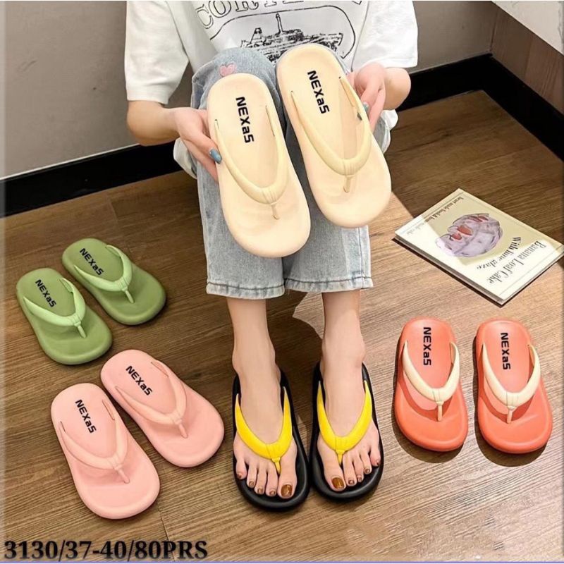 New 3130 Sandal Jepit Jelly impor Allison