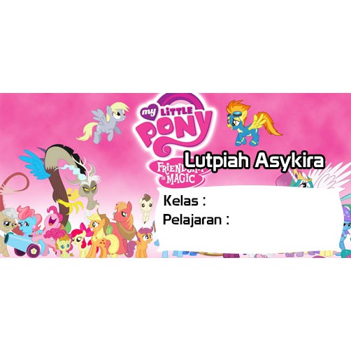 

Label Nama Buku Pelajaran Custom Untuk Anak - Anak Tren