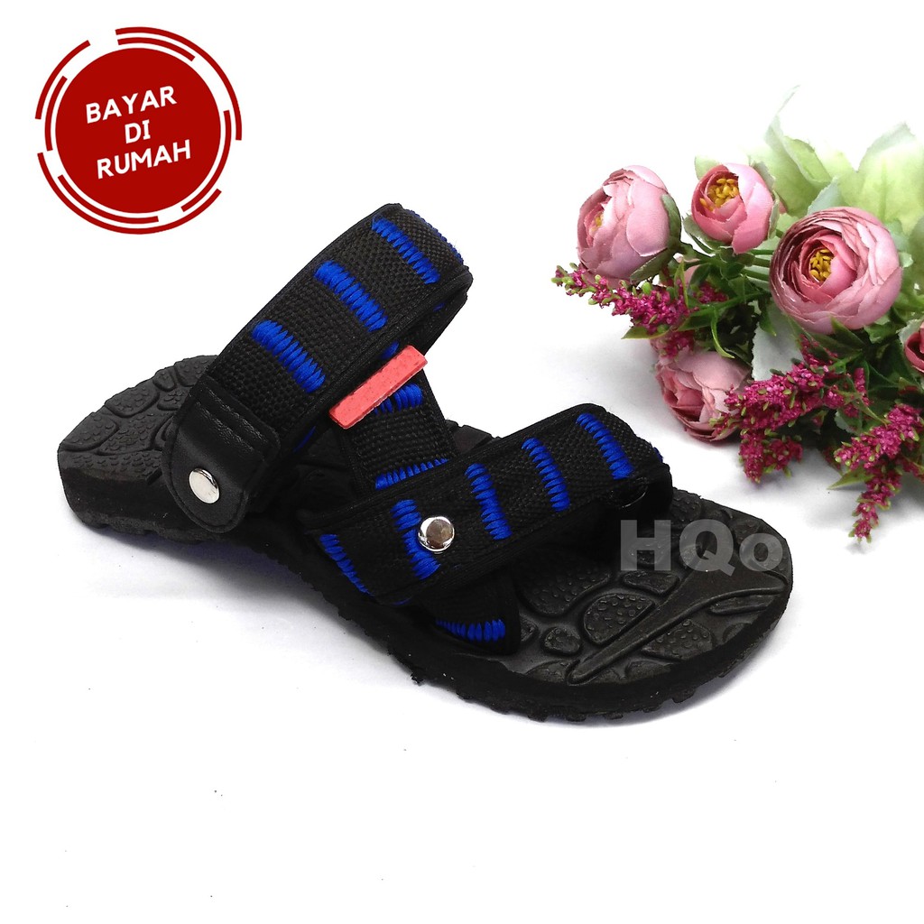 HQo Sandal Pria Terbaru / Sandal Pria Murah / Sandal Kulit Pria / KPNG A03