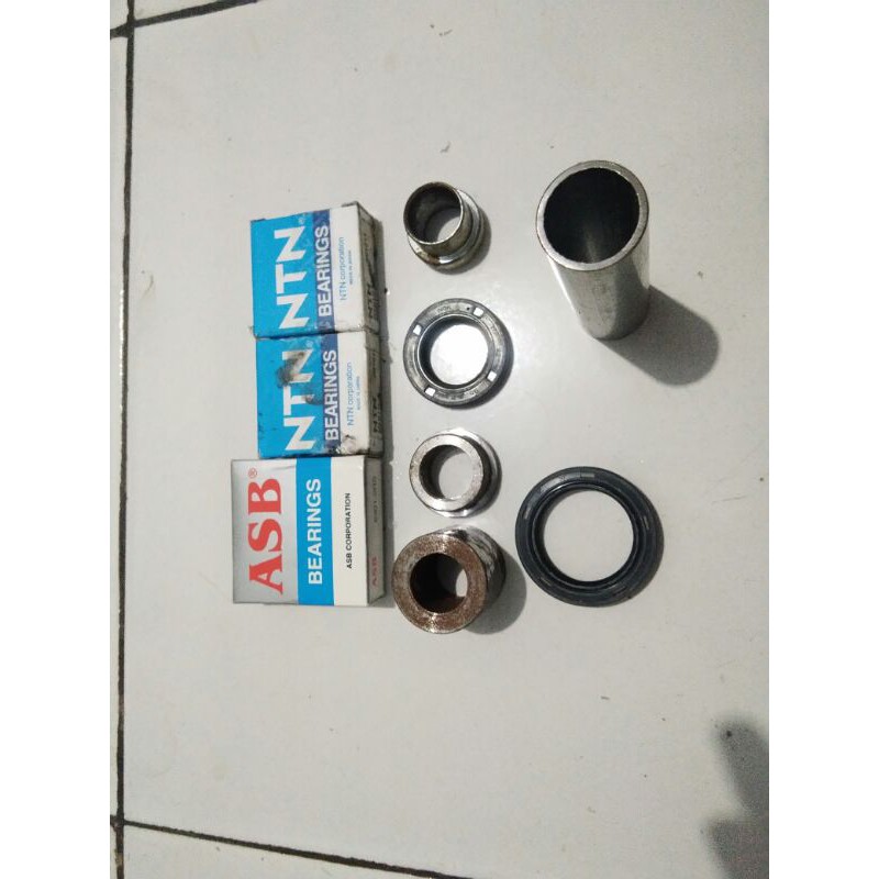 Paket ( khusus belakang)  Bushing,Bearing dan Seal Velg RCB MX king PNP Tiger Tanpa Bubut