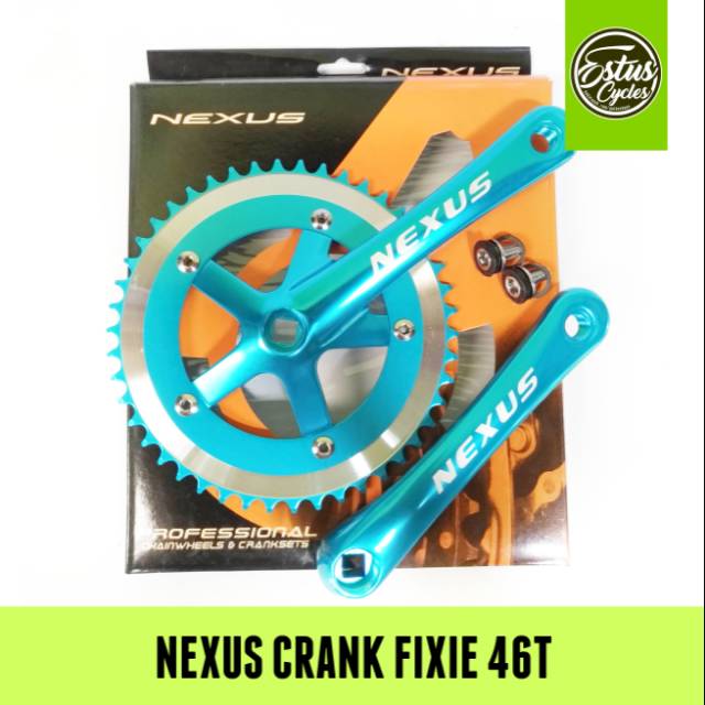 Crank Sepeda Fixie Nexus 46T CNR Alternatif FSA Retrospec Omnium Token Lasco Estus Cycles