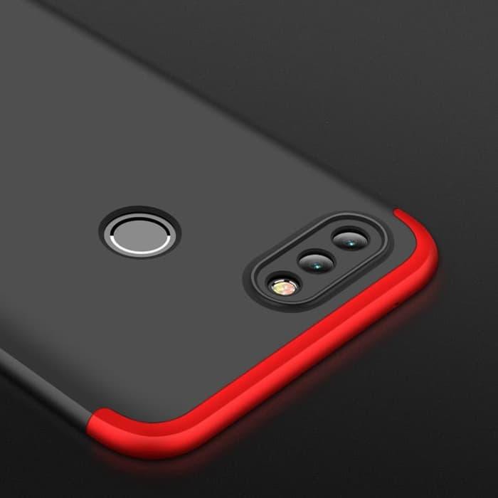 Terlaris GKK Original Case Oppo Realme 2 Pro Case Ultrathin 360 Full Protection - Red Black
