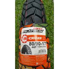 Ban Motor 80/90-17 Corsa Irc Tublles & Tubetipe