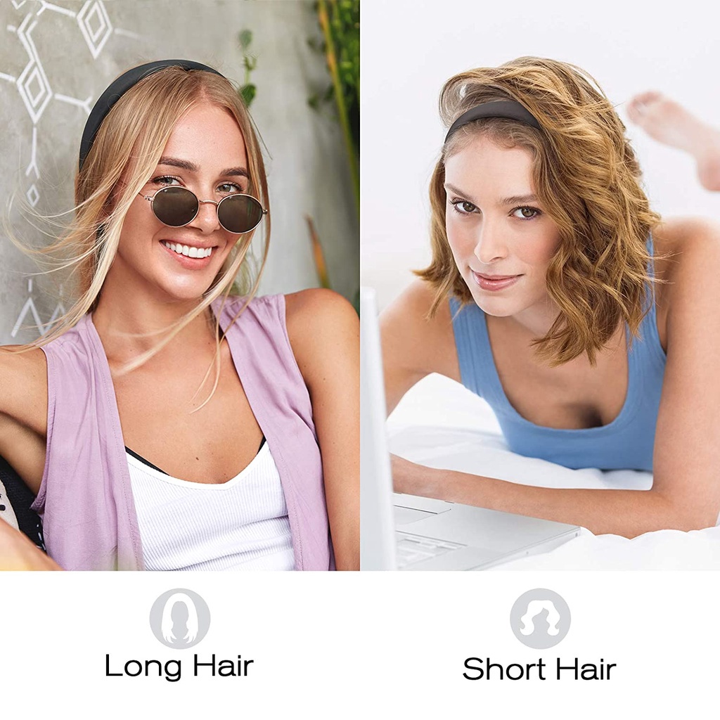 Fashion Simple Bright Black Glossy Multi-size Toothed Headband / Ladies Face Washing Makeup Headwear / Men Women Daily Hair Accessories