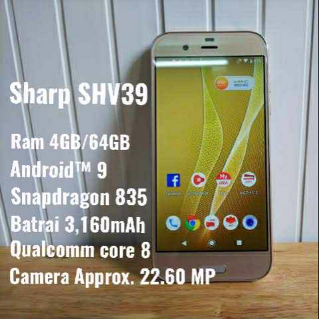 Sharp Aquos SHV 39 Ram 4/64GB Imei Terdaftar | Shopee