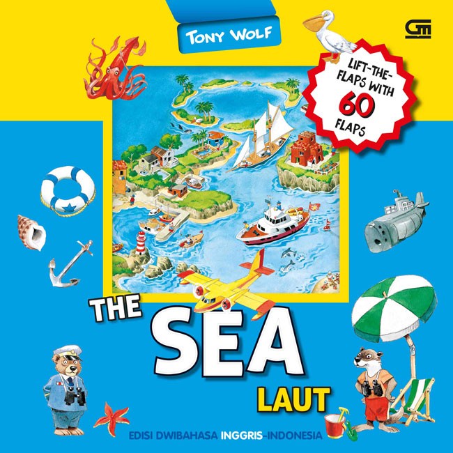 The Sea (Laut) Boardbook Edisi Dwibahasa Inggris-Indonesia