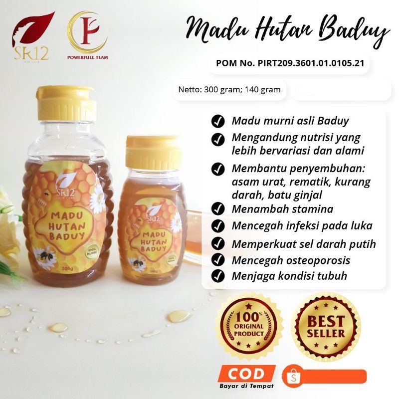 

[TERBARU] MADU HUTAN BADUY 300 GRAM/ MADU MURNI 100% / MADU ASLI