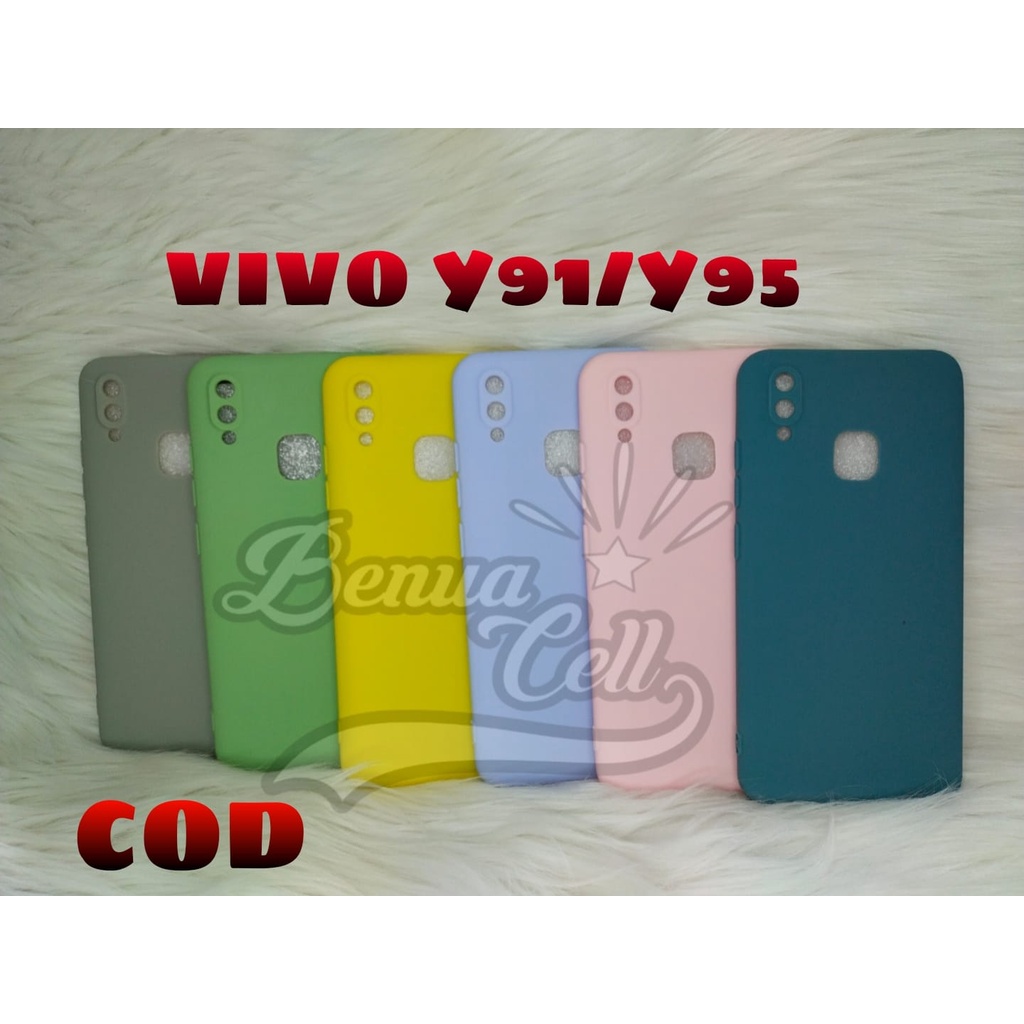 SOFTCASE MACARON VIVO Y12/Y15/Y17 -VIVO Y91/Y95 -Y30/Y50 // SOFTCASE MACARON PROTECTION KAMERA - BD