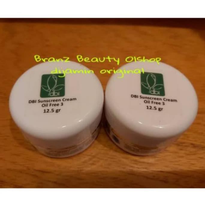 Kualitas Terbaik DBI Sunscreen Cream Oil Free 3 Putih BANTING HARGA