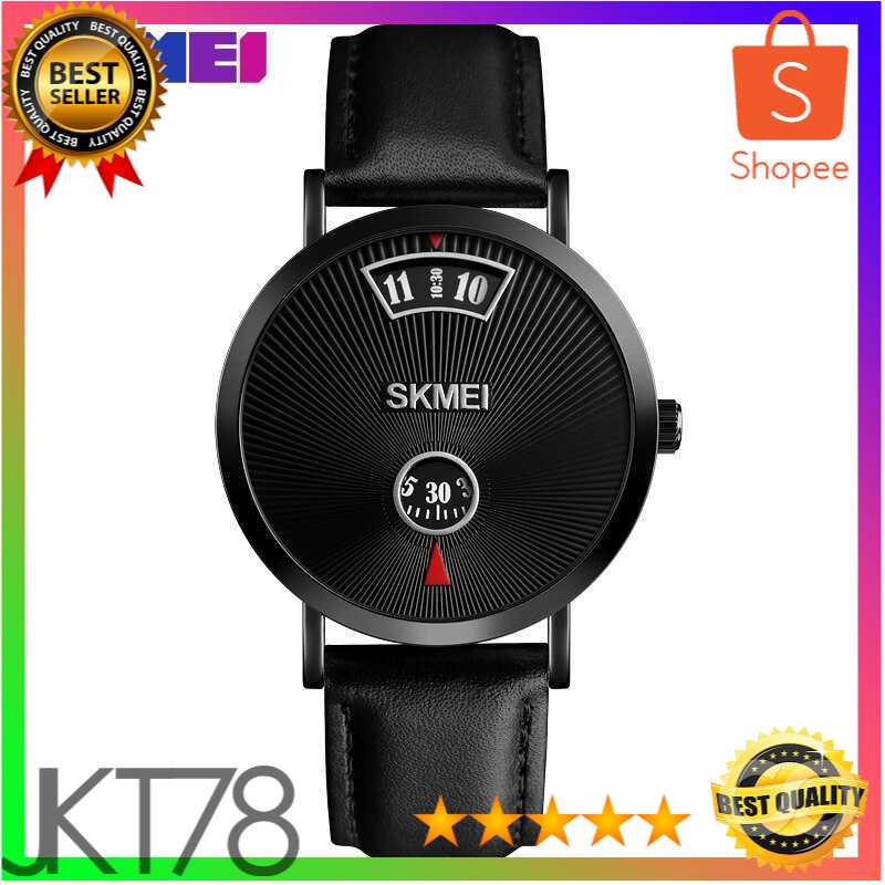 SKMEI Jam Tangan Analog Pria Strap Kulit - 1489