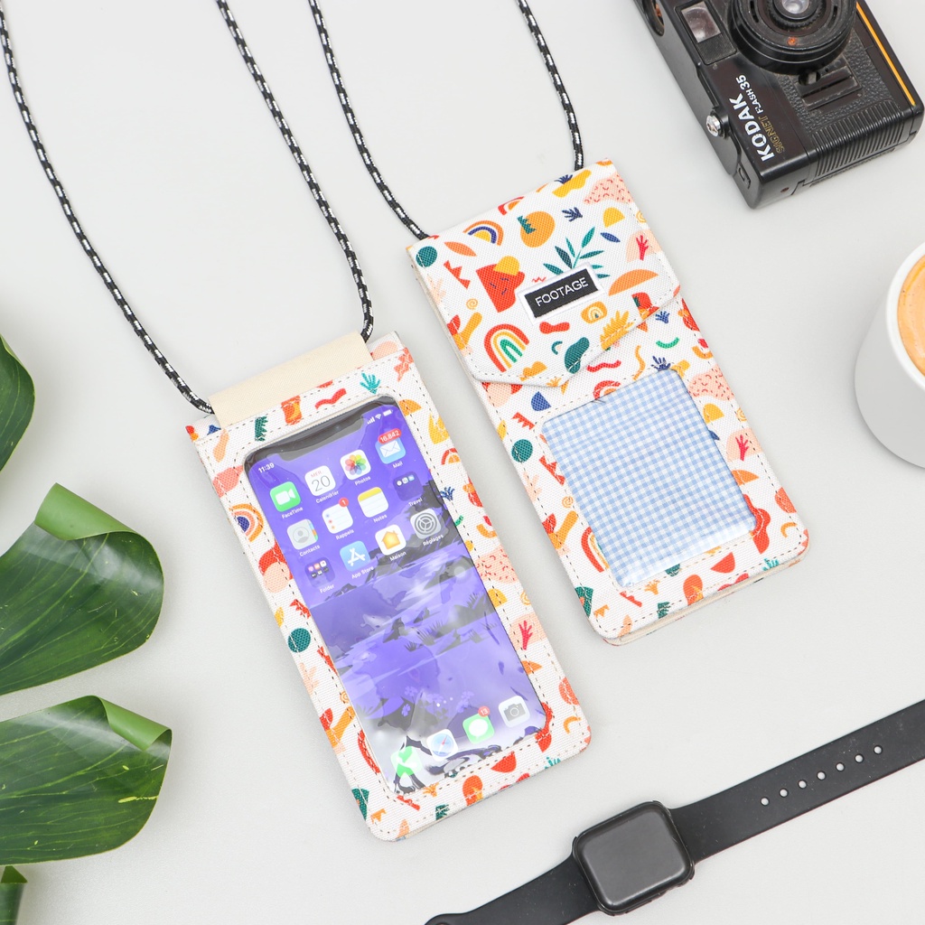 Dompet HP ID Card Holder Hanging Phone Wallet Kalung Gantung Leher Multifungsi Wanita Pria TS-10 November Series