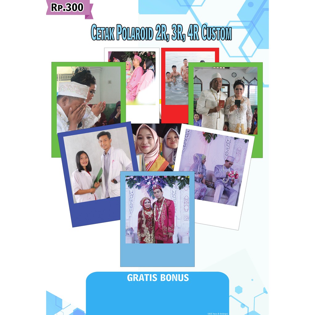 (Free Bonus) Cetak Foto POLAROID 2R,3R,4R Murah | Shopee ...