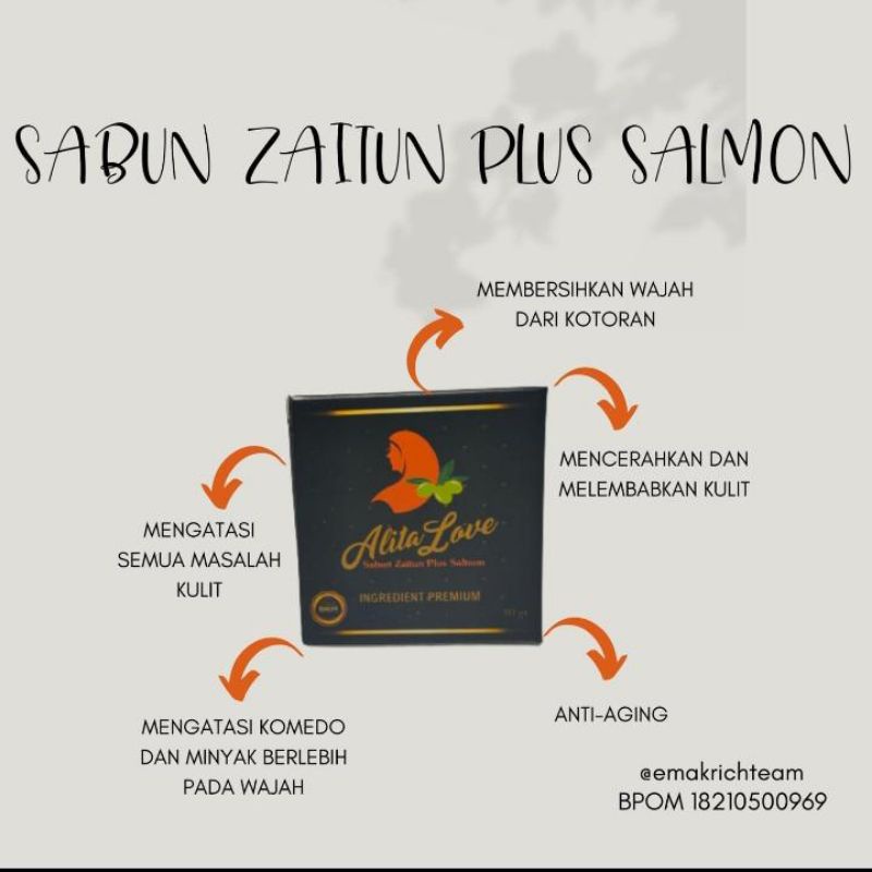 ALITA LOVE(sabun zaitun+salmon)
