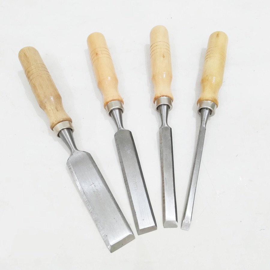 Alat Pahat Cungkil Kayu Firmer Chisel set 4pcs Good Quality