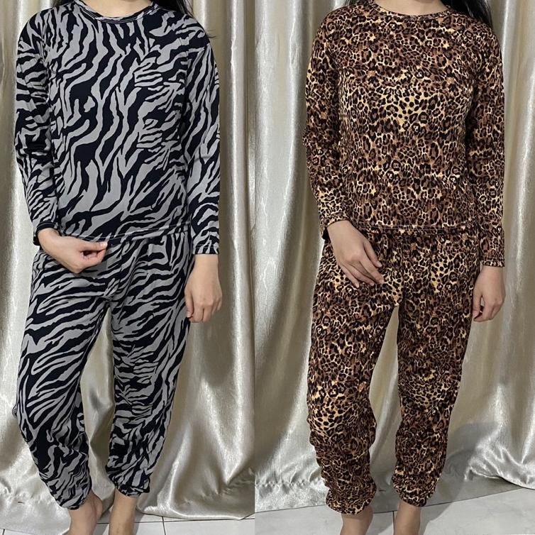 SS (COD) SET MOTIF / SET ZEBRA / SET MACAN / SETELAN WANITA PRINTING ✌➾ ➞