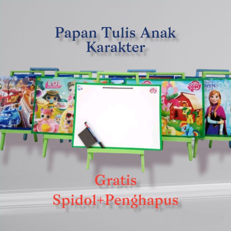 

PAPAN TULIS WHITEBOARD 30X40 SATU SET DENGAN PENYANGGA ALAT TULIS ANAK + Spidol dan Penghapus
