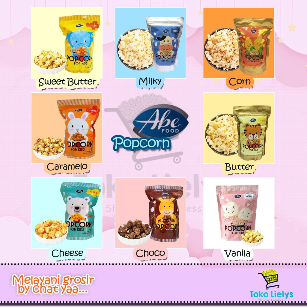 ABE FOOD POPCORN FOR KIDS SNACK ANAK CEMILAN