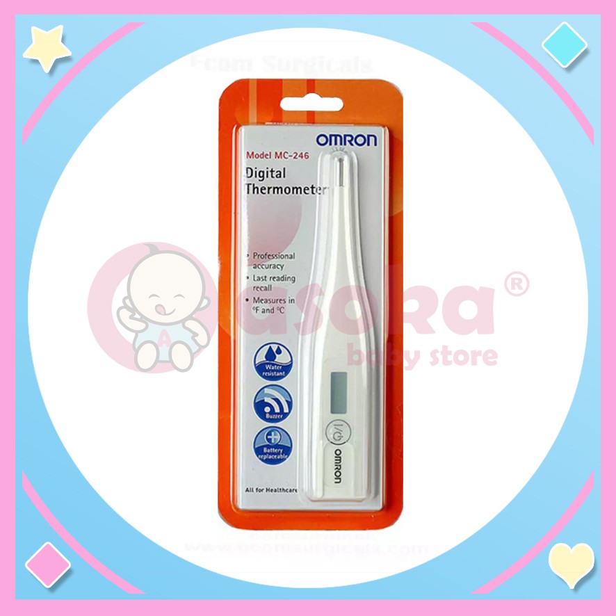 Omron MC-246/ MC246 / MC 246 Termometer Digital Thermometer Bayi ASOKA