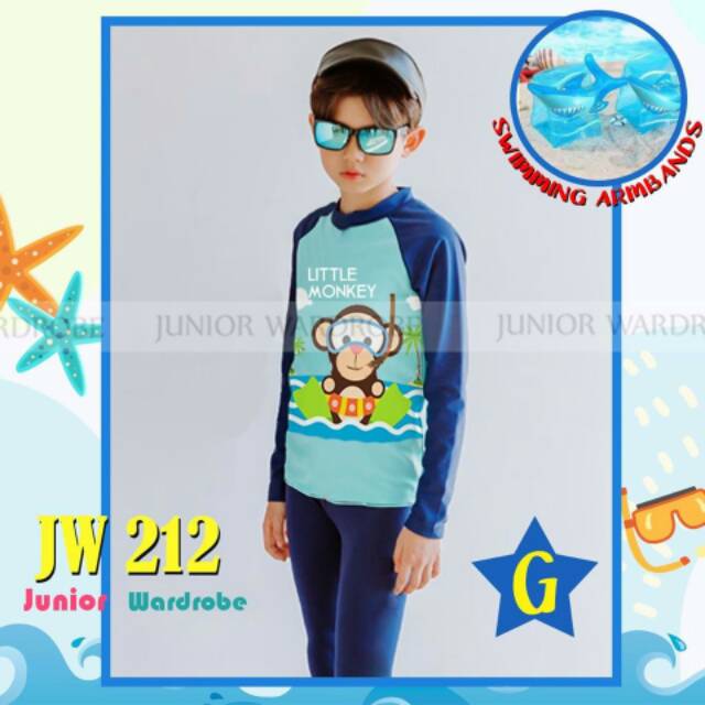 JW212 BAJU RENANG BOY BONUS PELAMPUNG