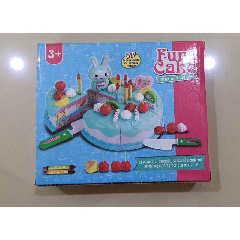 Mainan Kue Ulang Tahun Kado Hadiah Ultah Anak Umur 2 3 Tahun Fun Cake