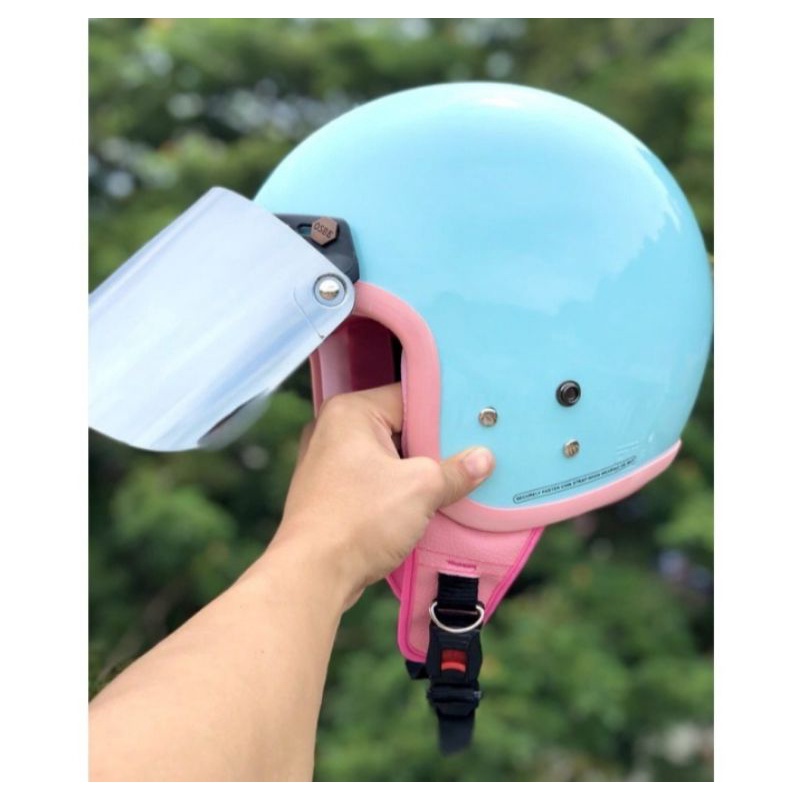 HELM BOGO DEWASA RETRO HIJAB WANITA